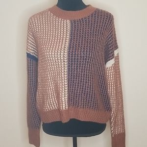 Crop Waffle Knit Sweater | Poshmark